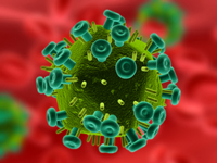 HIV (rendered image)